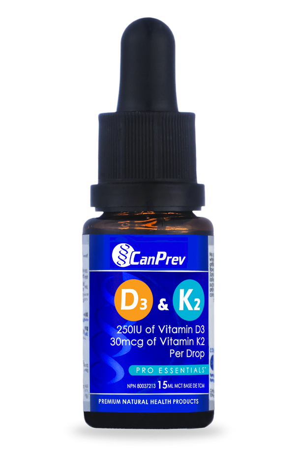CanPrev D3 & K2 Vital Drops (15mL)