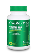 Organika Chelated Zinc 50 mg (45 Tablets)