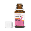 Close-up of Smart Solutions Vitamin D3 1000 IU Drops (11.4 mL) bottle, designed for convenient daily dosage to support bone and immune health.