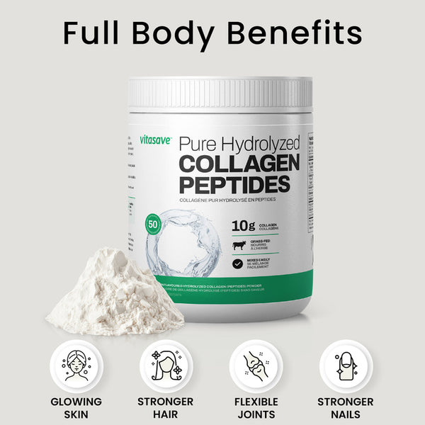 Vitasave Pure Hydrolyzed Collagen Peptides (500 g)