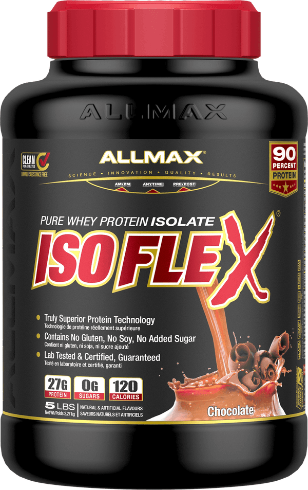 ALLMAX IsoFlex Pure Whey Protein Isolate - Chocolate Powder Image 1