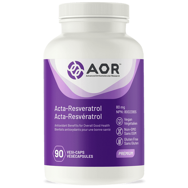 AOR Acta-Resveratrol 80 mg 90 VCaps Image 1