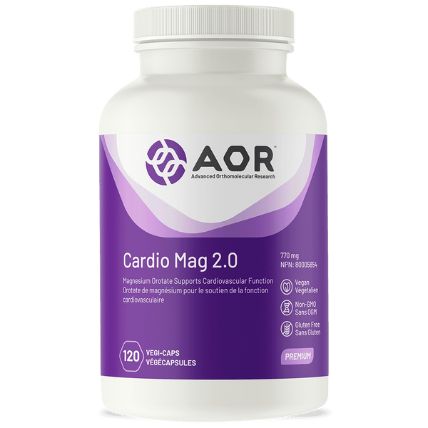 AOR Cardio Mag 2.0 770 mg 120 VCaps Image 1