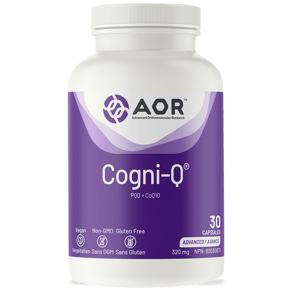 AOR Cogni-Q 320 mg 30 Capsules Image 1