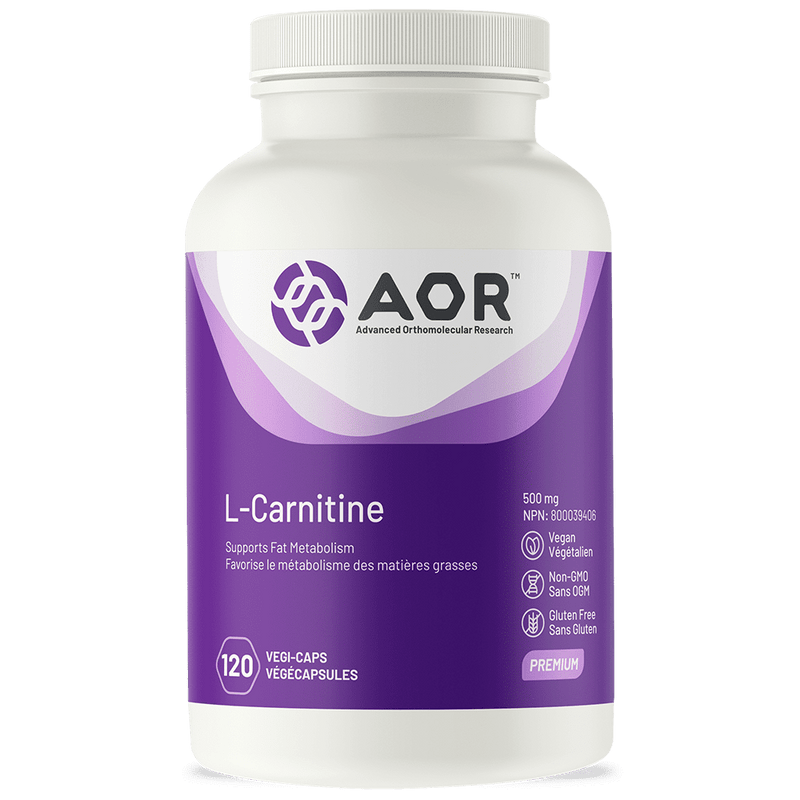 AOR L-Carnitine 500 mg 120 VCaps Image 1