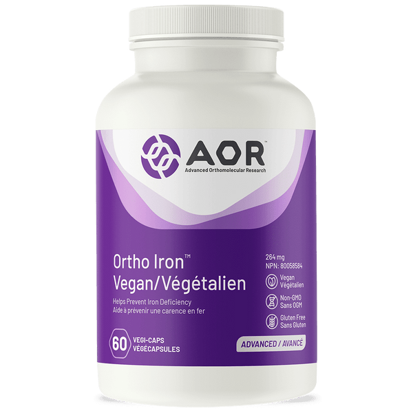 AOR Ortho Iron Vegan 264 mg 60 VCaps Image 1