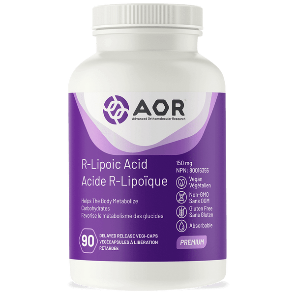 AOR R-Lipoic Acid 150 mg 90 VCaps Image 1