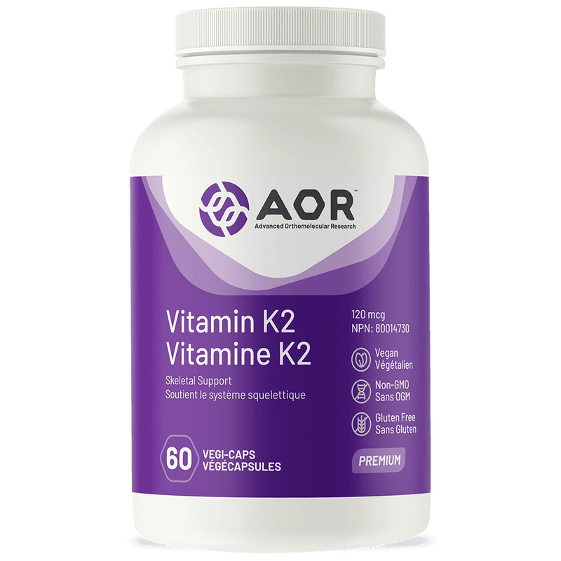 AOR Vitamin K2 120 mcg 60 VCaps Image 1