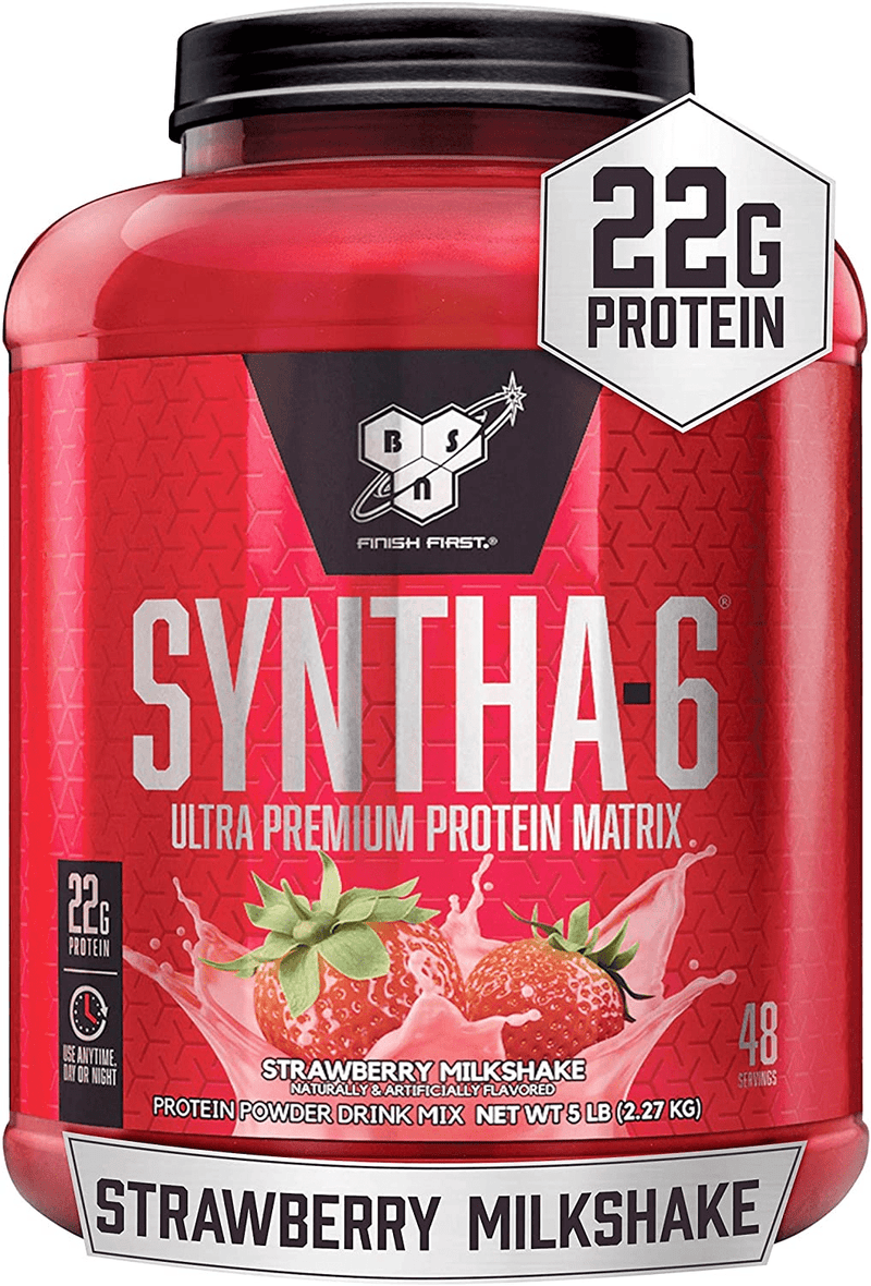 BSN SYNTHA-6 Protein Powder - Strawberry Milkshake Image 1