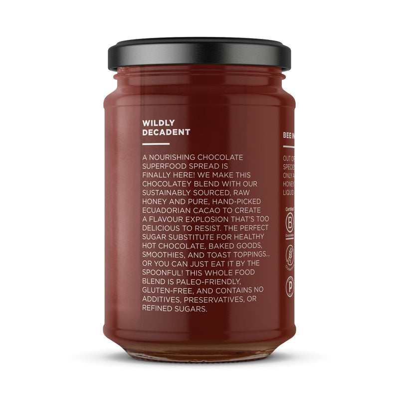 Beekeeper's Naturals Superfood Honey with Cacao 500 g Image 3