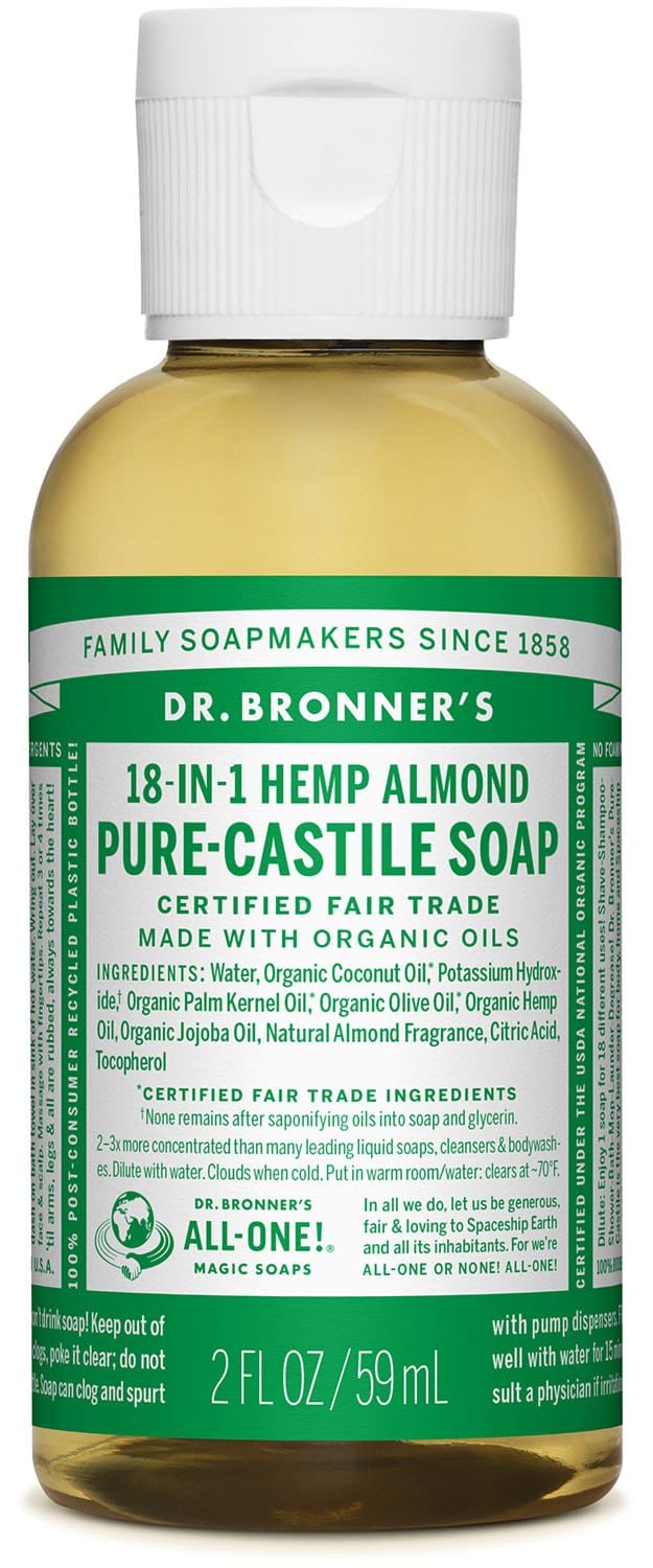 Dr. Bronner's 18-in-1 Pure-Castile Soap - Hemp Almond Image 6