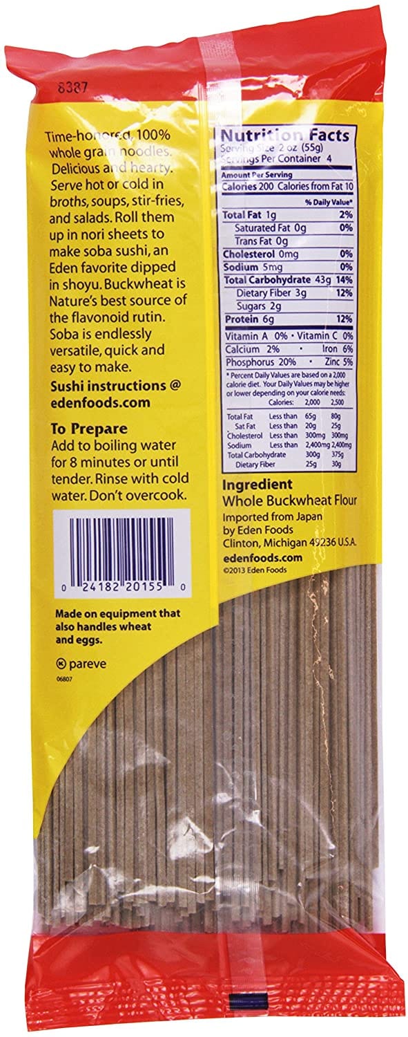 Eden Foods Selected Buckwheat Soba 227 g Image 2