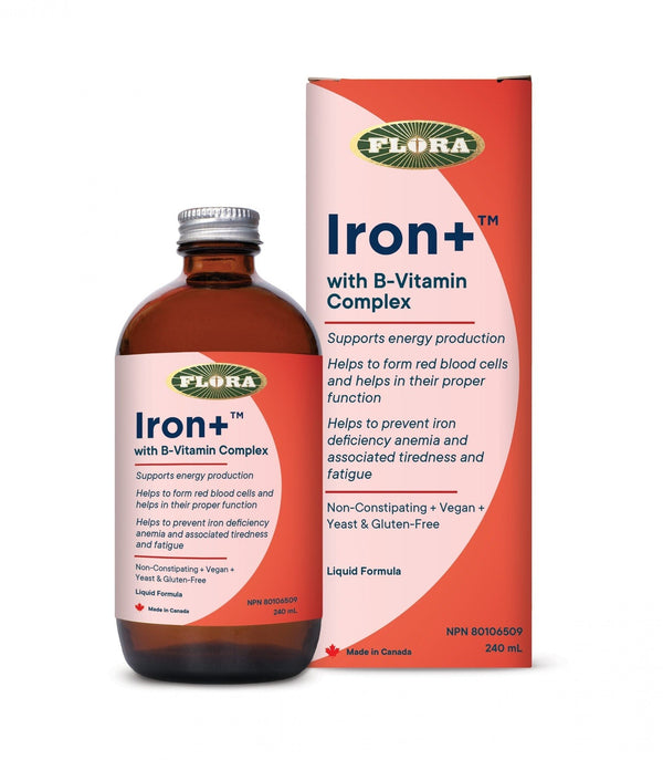 Flora Iron+ with B-Vitamin Complex Image 1