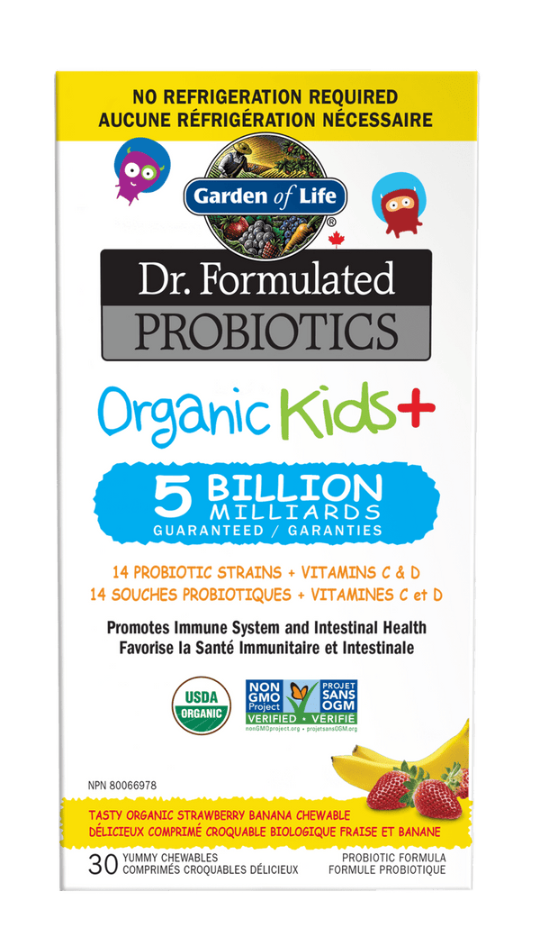 Garden of Life Dr. Formulated Probiotics Organic Kids+ 5 Billion No Refrigeration Image 1