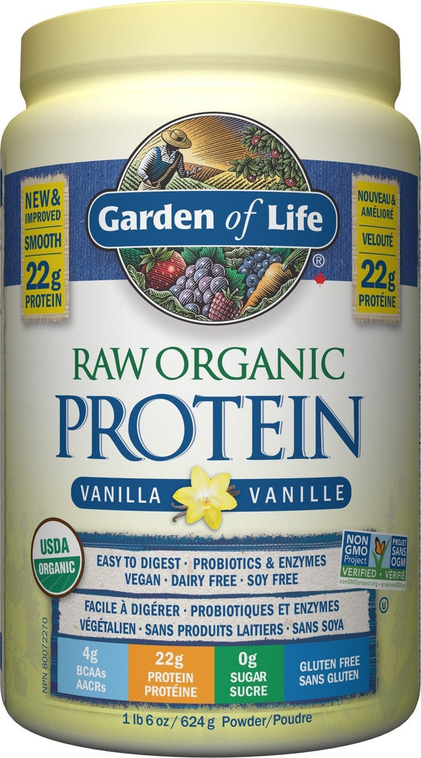 Garden of Life Raw Organic Protein - Vanilla 624 g Image 1