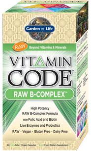 Garden of Life Vitamin Code Raw B-Complex 60 VCaps Image 1