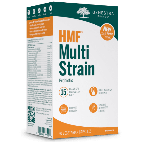 Genestra Brands HMF Multi Strain Probiotic 15 Billion CFU 50 VCaps Image 1