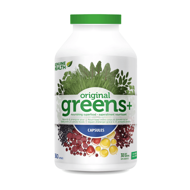 Genuine Health Original Greens+ Capsules Image 2