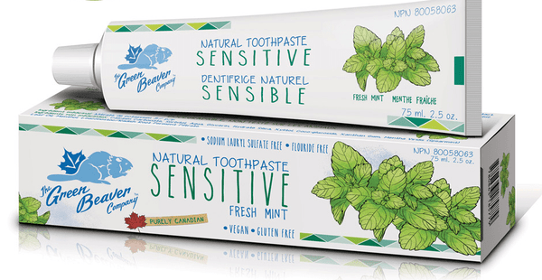 Green Beaver Natural Toothpaste Sensitive - Fresh Mint 75 mL Image 1