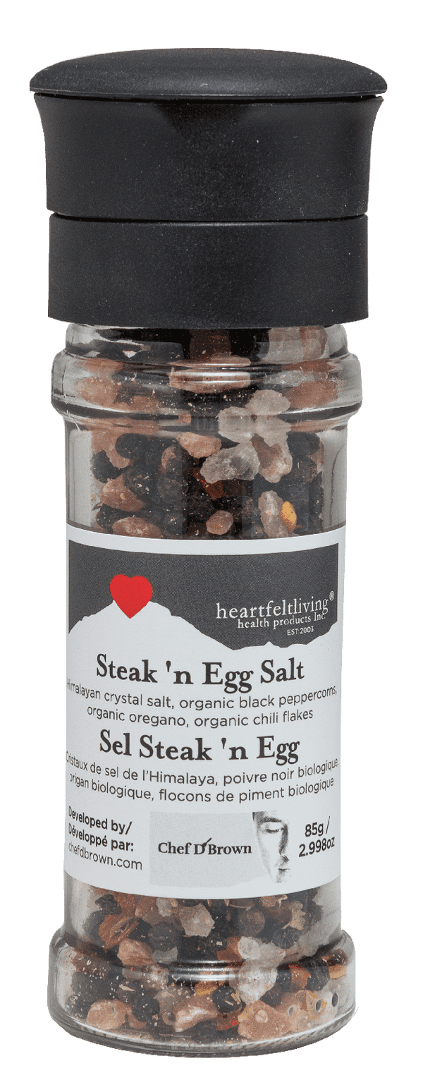 Heartfelt Living Himalayan Steak'n Egg Salt Grinder 85 g Image 1