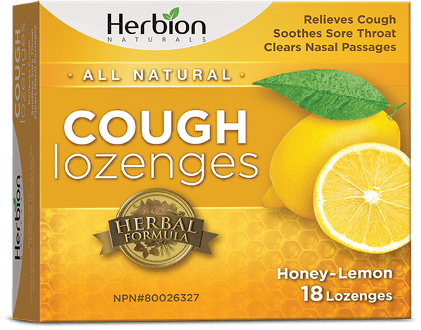Herbion Naturals Cough - Honey-Lemon 18 Lozenges Image 1