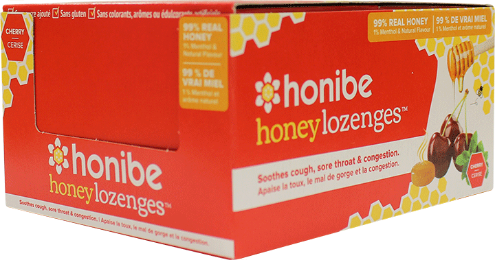 Honibe Honey - Cherry 10 Lozenges Image 2