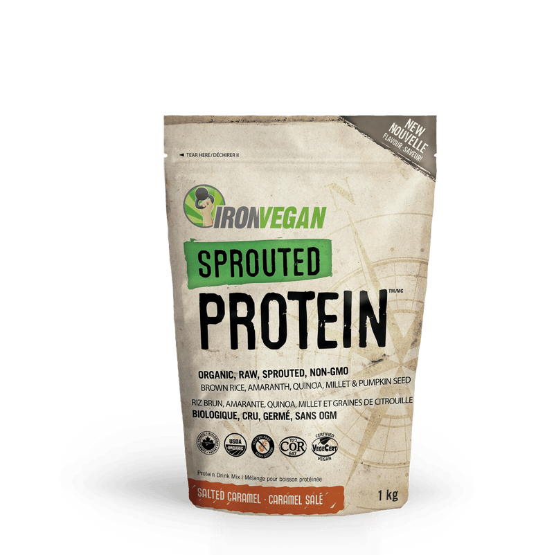 Iron Vegan Sprouted Protein - Salted Caramel Image 2