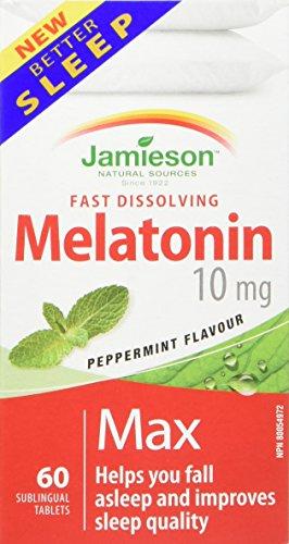 Jamieson Fast Dissolving Melatonin 10 mg 60 Tablets Image 1
