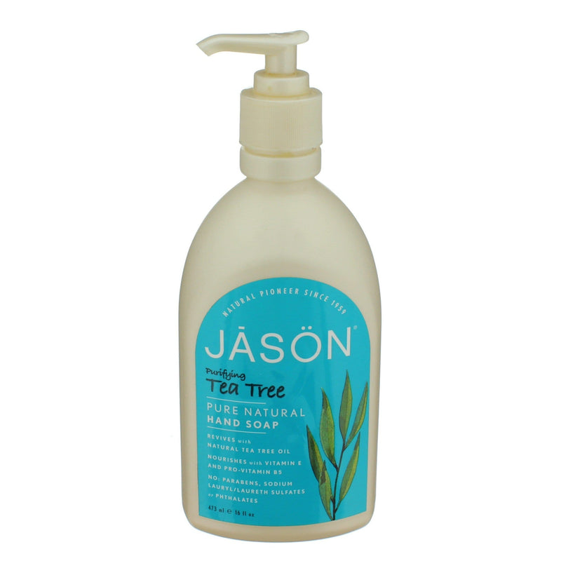 Jason Pure Natural Hand Soap - Purifying Tea Tree 473 mL Image 2