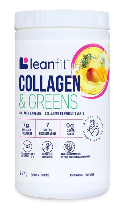 Leanfit Collagen & Greens - Tropical Mango 257 g Image 1