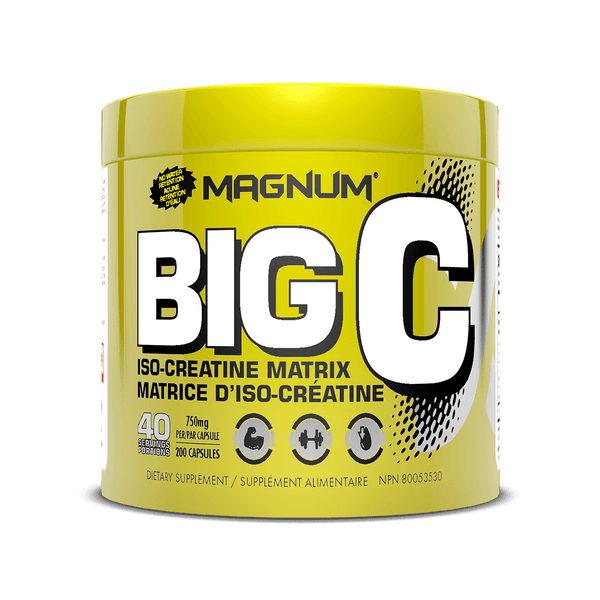 Magnum Nutraceuticals Big C Iso-Creatine Matrix 750 mg 200 Capsules Image 1