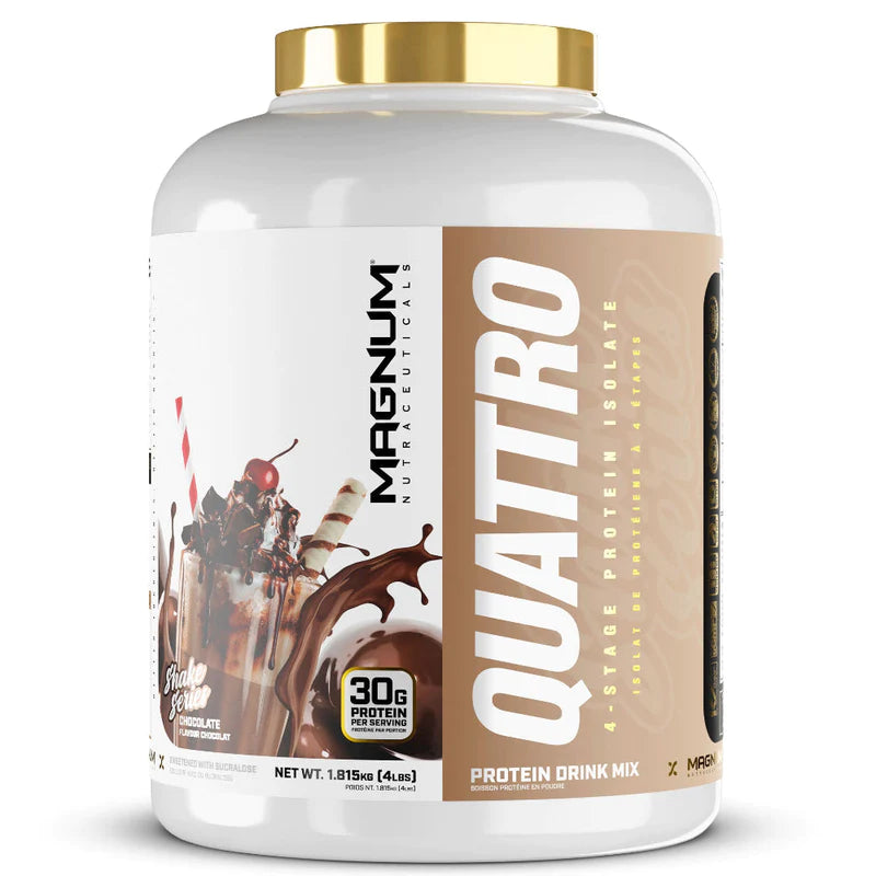 Magnum Nutraceuticals Quattro 4-Stage Protein Isolate - Shake Series Chocolate