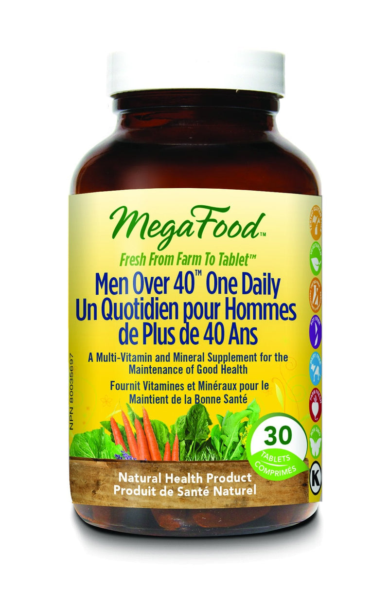 MegaFood Men Over 40 One Daily Tablets Image 2