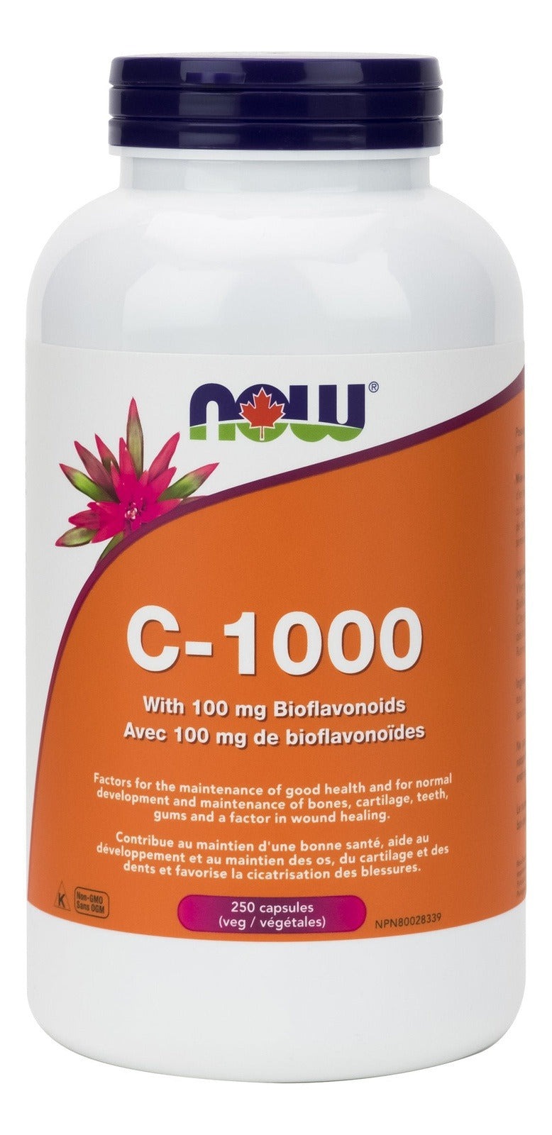 NOW C-1000 with 100 mg Bioflavonoids Capsules Image 2