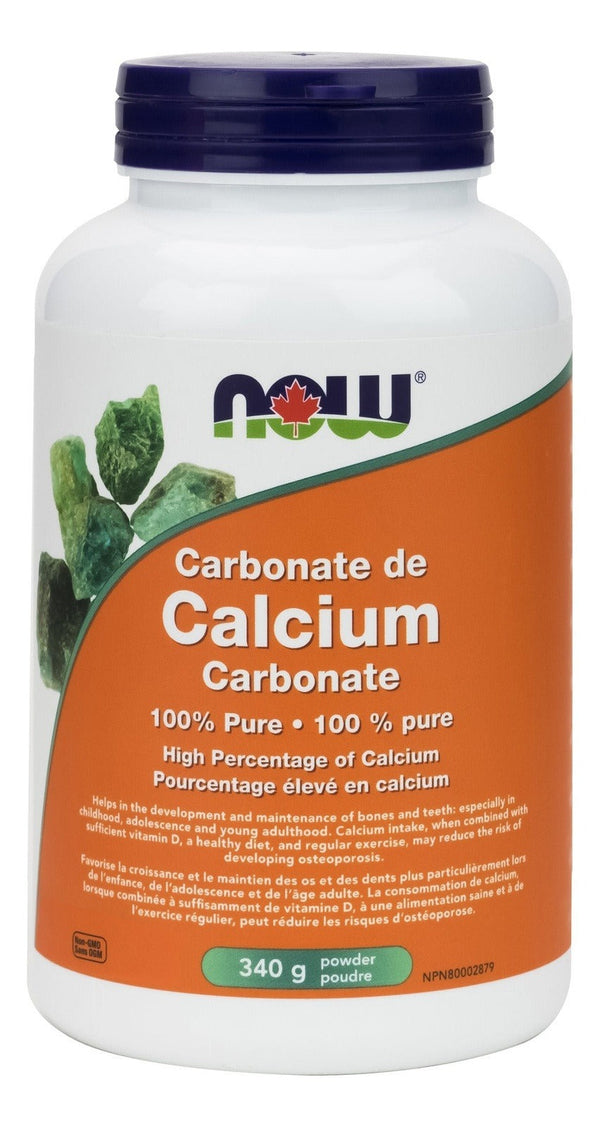 NOW Calcium Carbonate 340 g Image 1