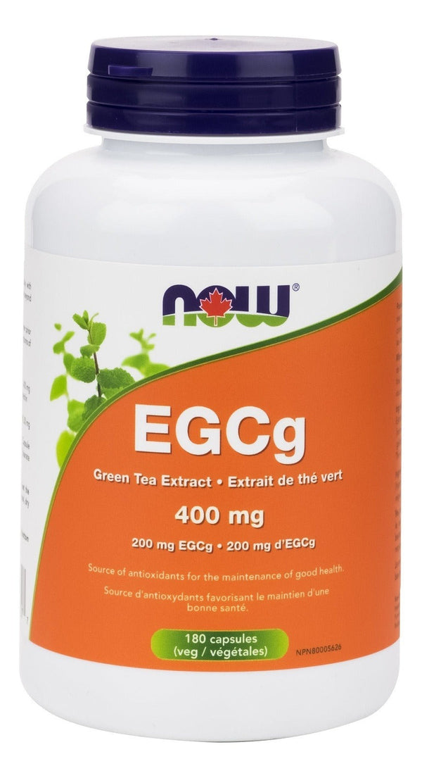 NOW EGCg Green Tea Extract 400 mg 180 VCaps Image 1