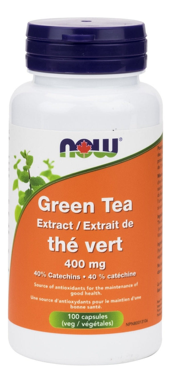 NOW Green Tea Extract 400 mg 100 VCaps Image 1