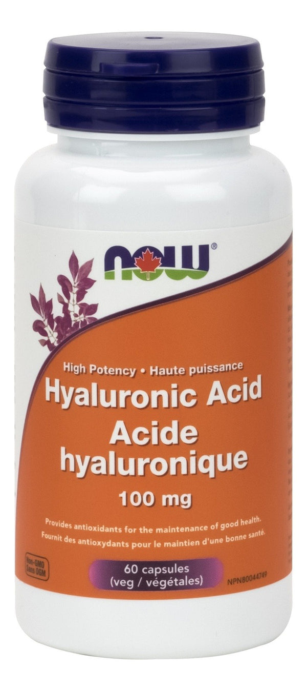 NOW Hyaluronic Acid 100 mg 60 Capsules Image 1