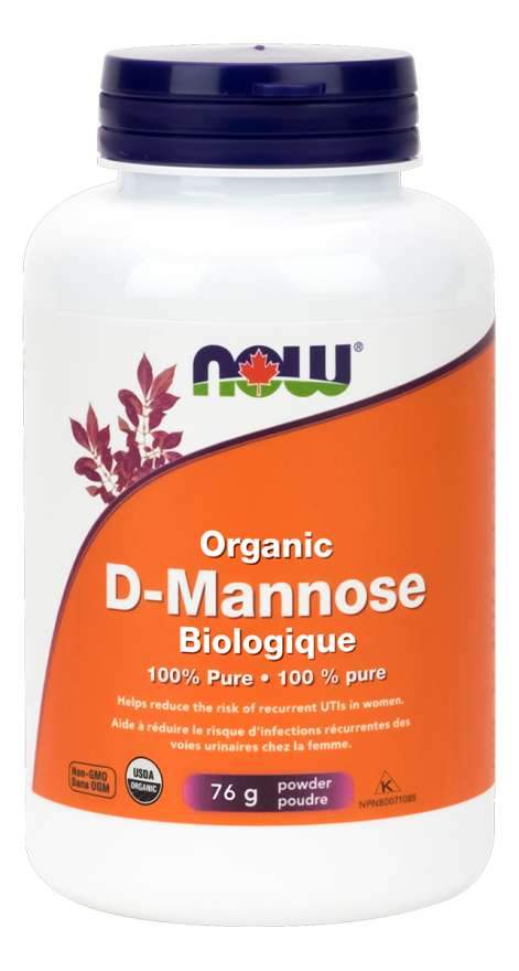 NOW Organic D-Mannose 76 g Image 1