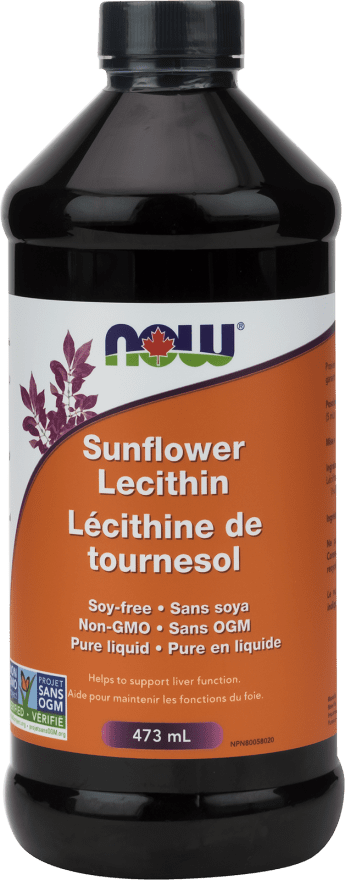 NOW Sunflower Lecithin 473 mL Image 1