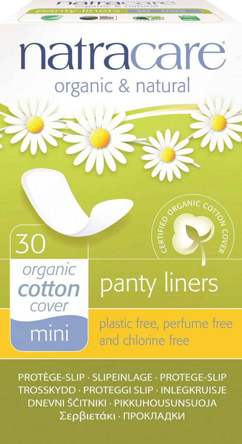 Natracare Organic Cotton Panty - Mini 30 Liners Image 1