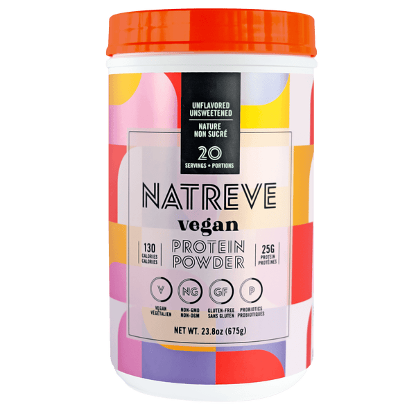 Natreve Vegan Protein - Unflavoured & Unsweetened 1.49 lbs Image 1