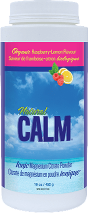 Natural Calm Magnesium - Raspberry Lemon 454 g Image 1