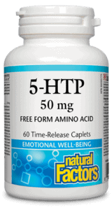 Natural Factors 5-HTP 50 mg 60 Caplets Image 1