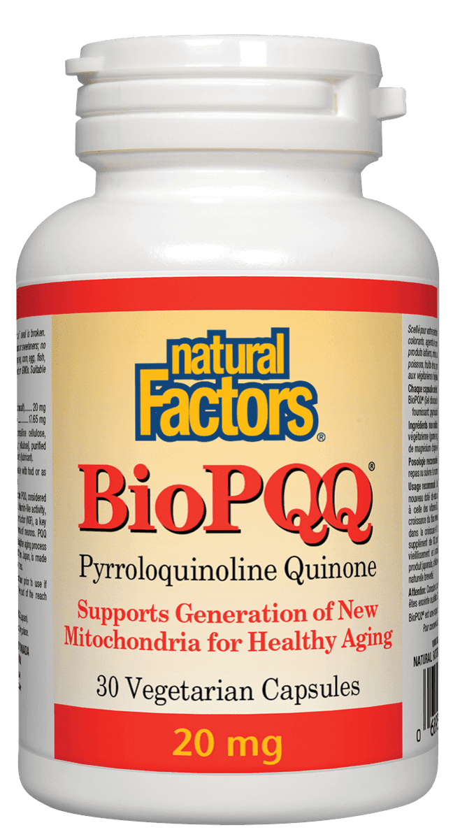 Natural Factors BioPQQ 20 mg 30 VCaps Image 1