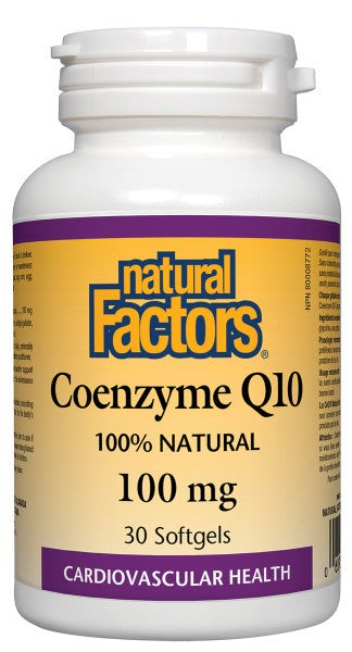 Natural Factors Coenzyme Q10 100 mg Softgels Image 2