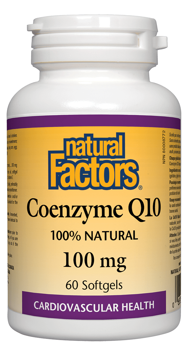 Natural Factors Coenzyme Q10 100 mg Softgels Image 1