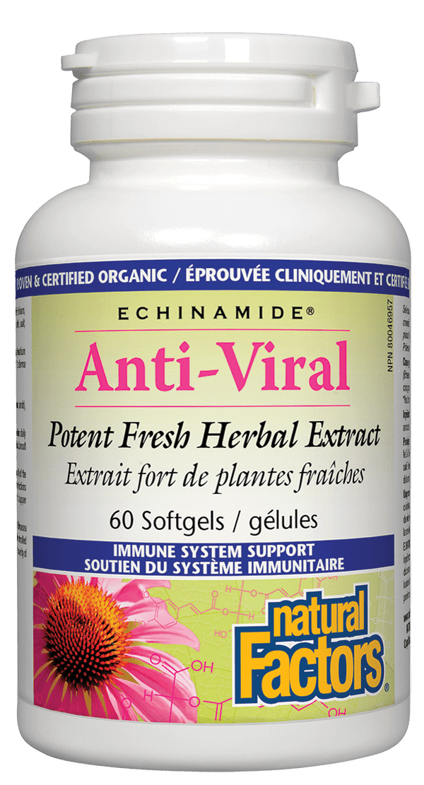 Natural Factors Echinamide Anti-Viral Herbal Extract Softgels Image 1