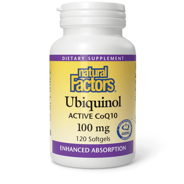 Natural Factors Ubiquinol Active CoQ10 100 mg Softgels Image 1