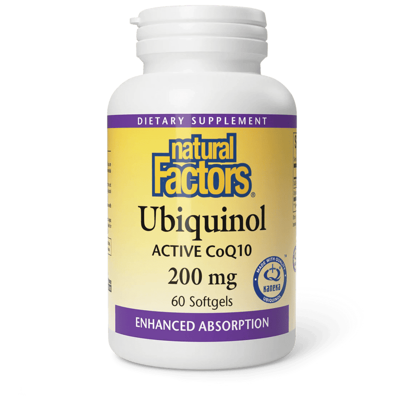 Natural Factors Ubiquinol Active CoQ10 200 mg Softgels Image 2